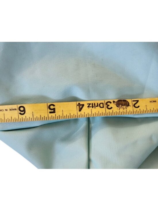 Longchamp Le Pliage Medium Tote Bag Blue Nylon Brown Leather Foldable bag - Picture 14 of 14